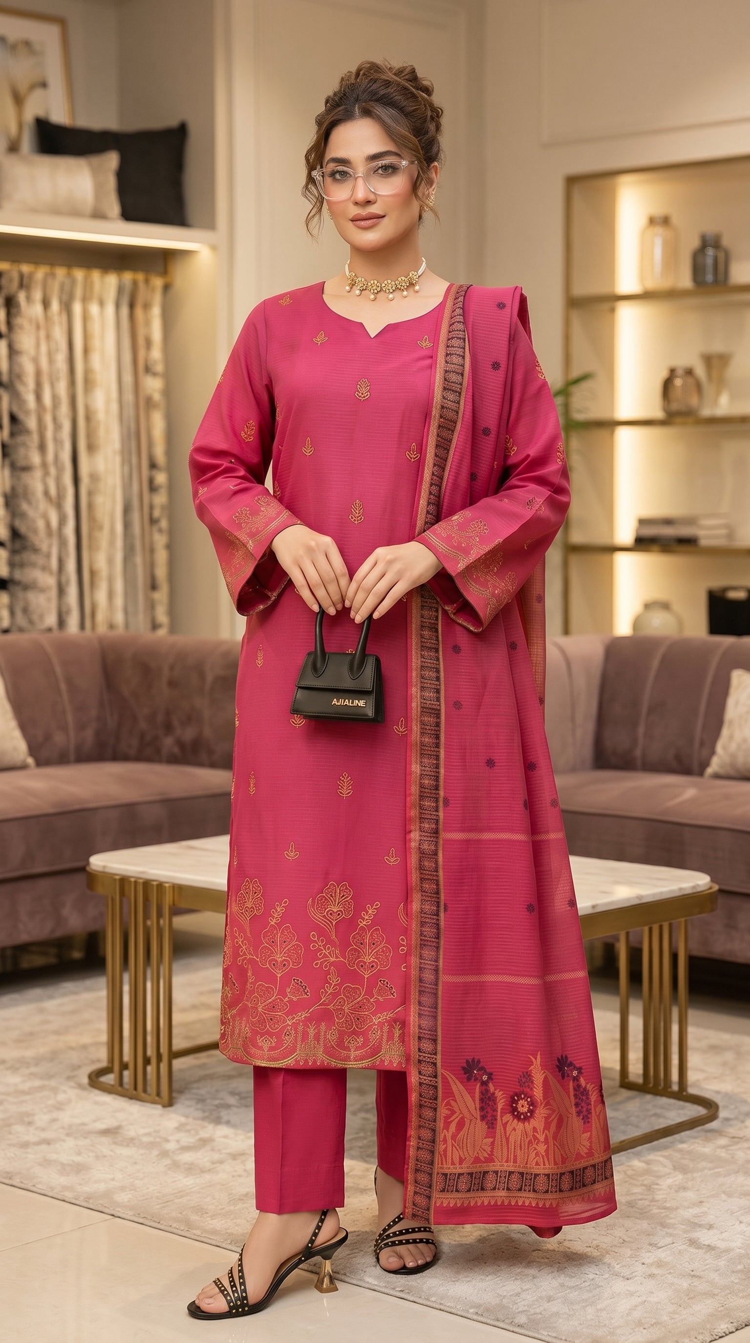 RTS | SHIRT, TROUSER & DUPATTA LAWN | PRINTED