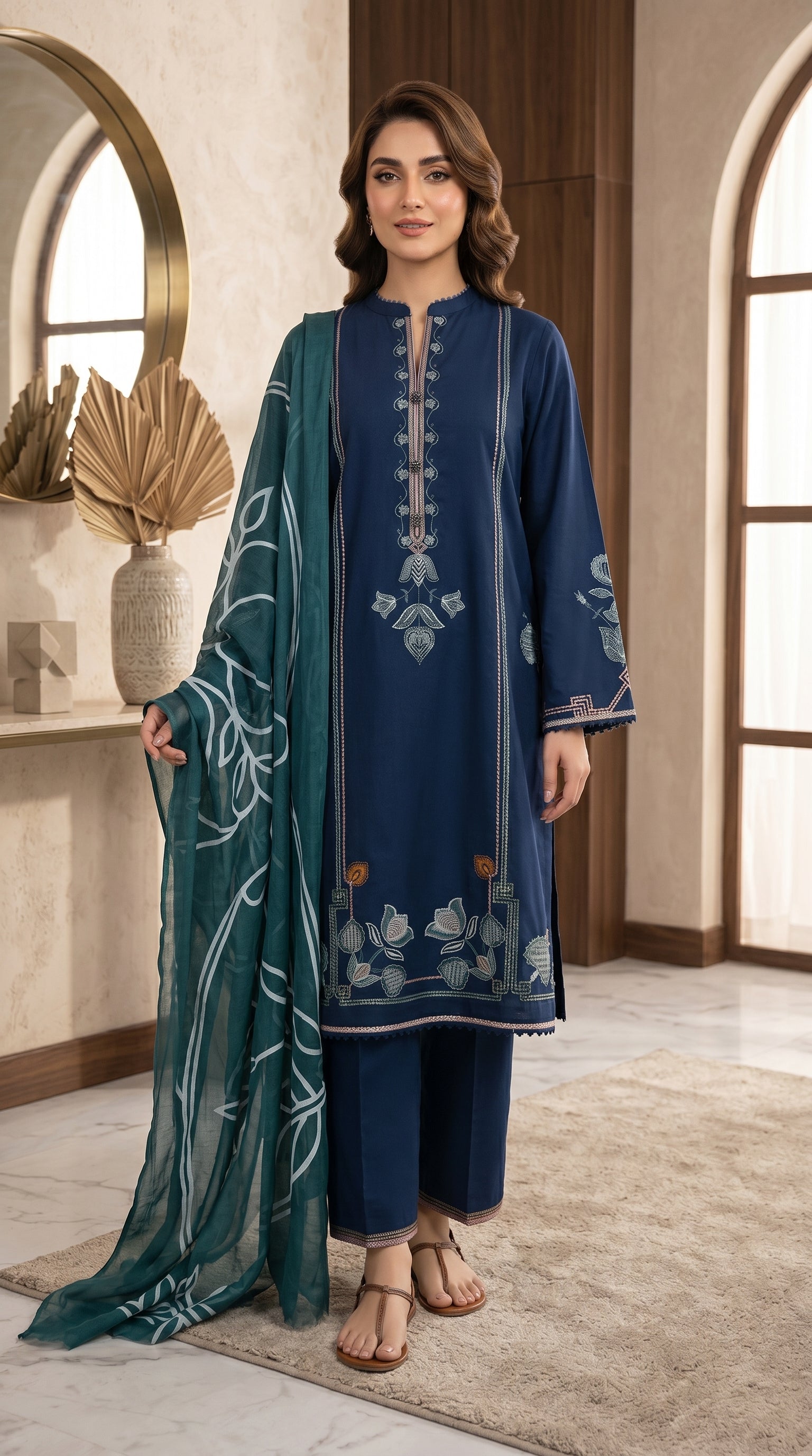 RTS | SHIRT, TROUSER & DUPATTA LAWN | PRINTED