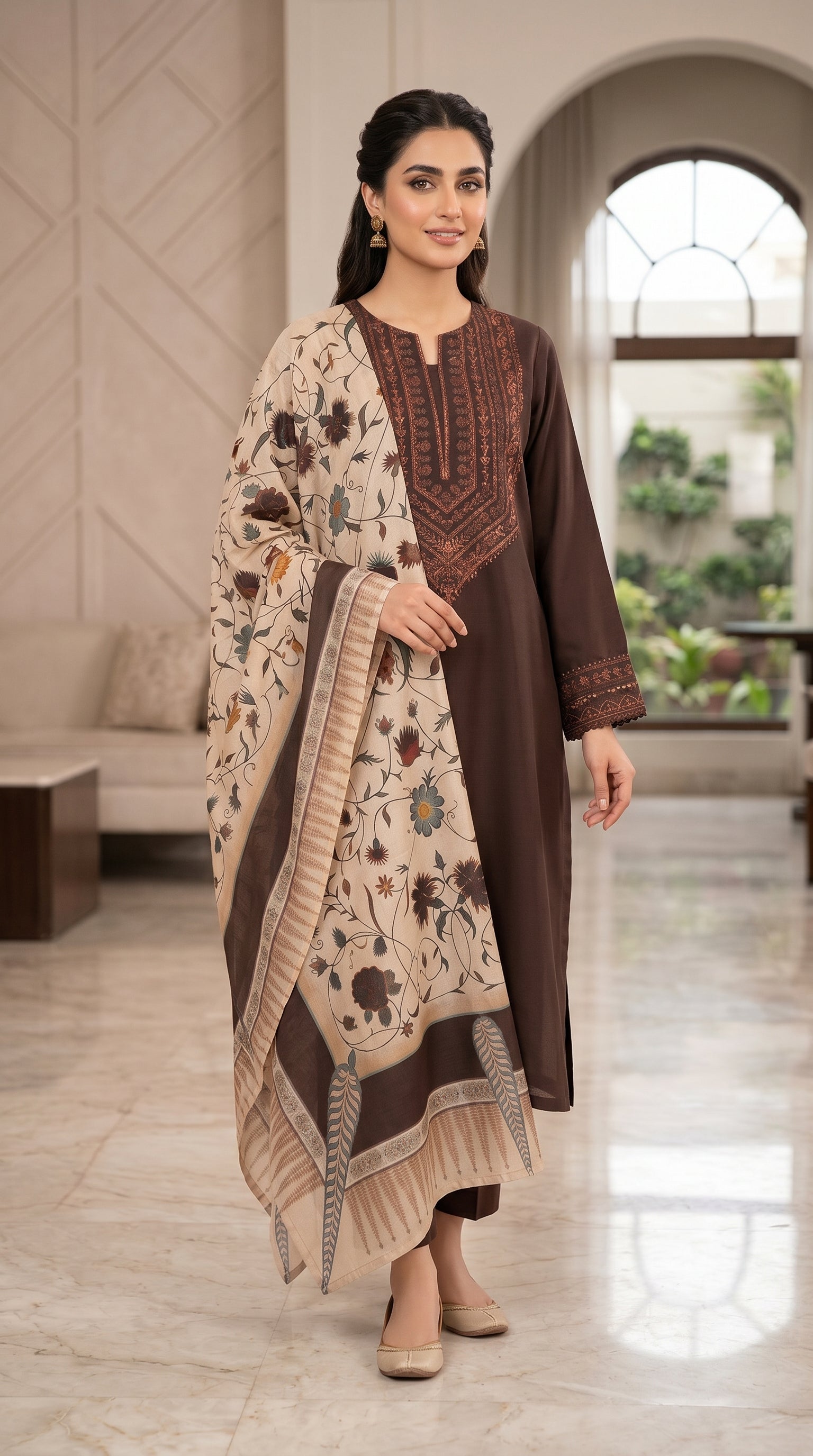 RTS | SHIRT, TROUSER & DUPATTA LAWN | PRINTED