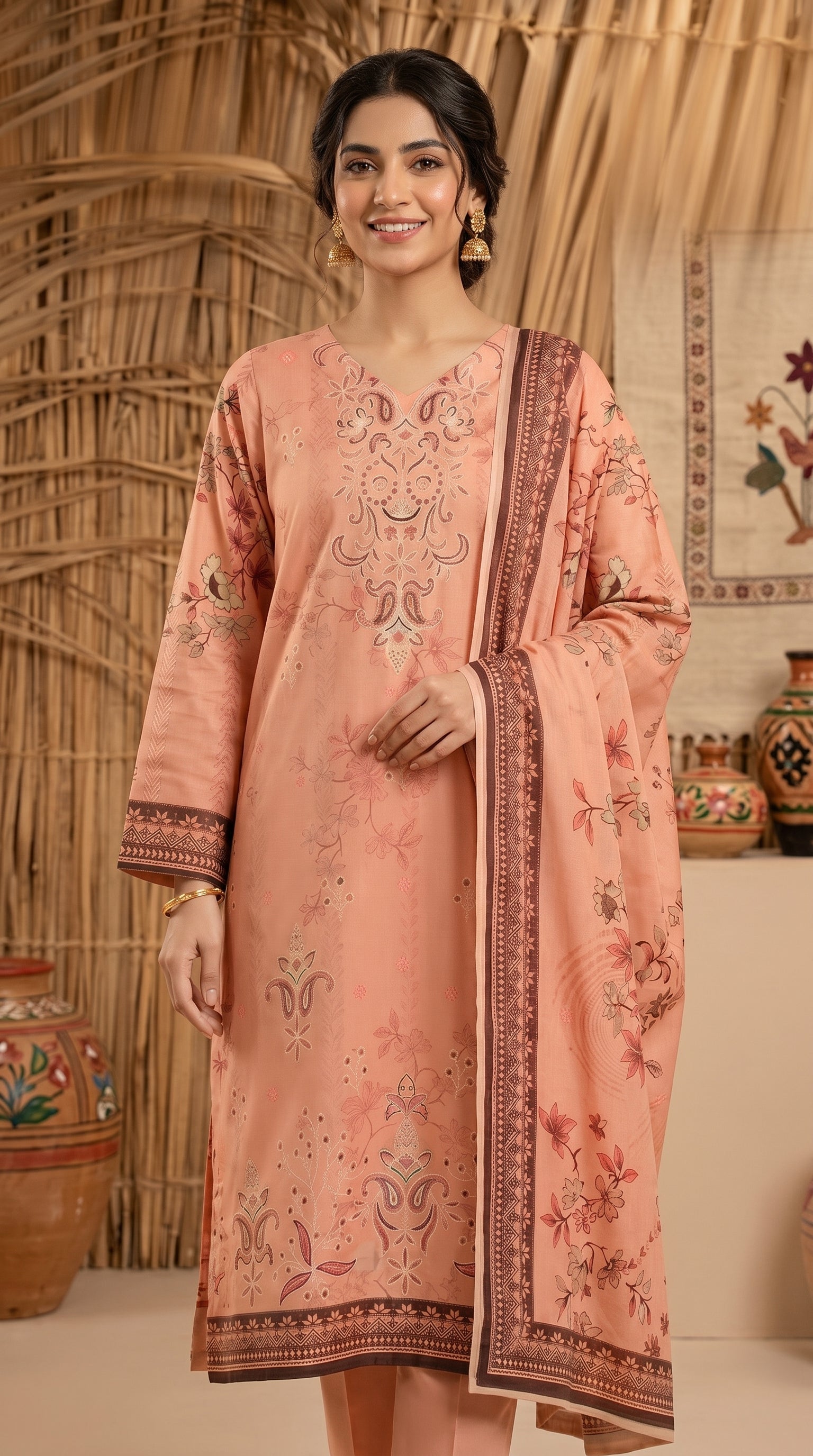 RTS | SHIRT, TROUSER & DUPATTA LAWN | PRINTED
