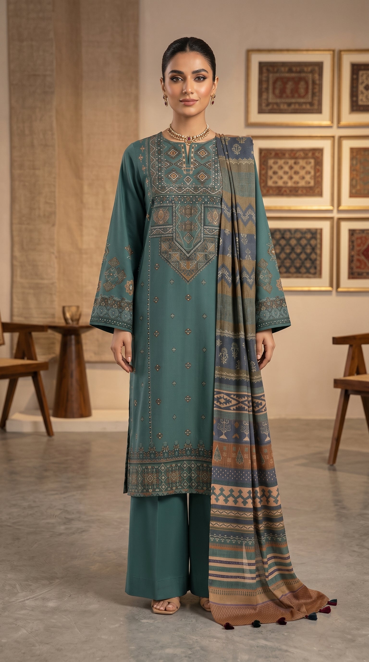 RTS | SHIRT, TROUSER & DUPATTA LAWN | PRINTED