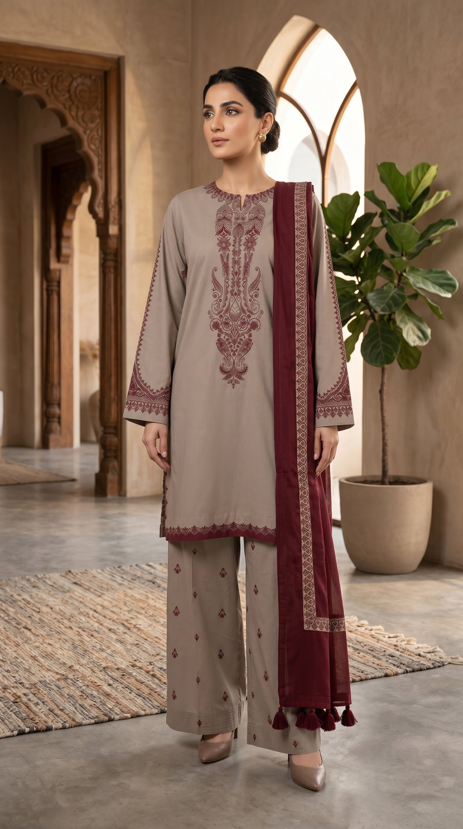 RTS | SHIRT, TROUSER & DUPATTA LAWN | PRINTED