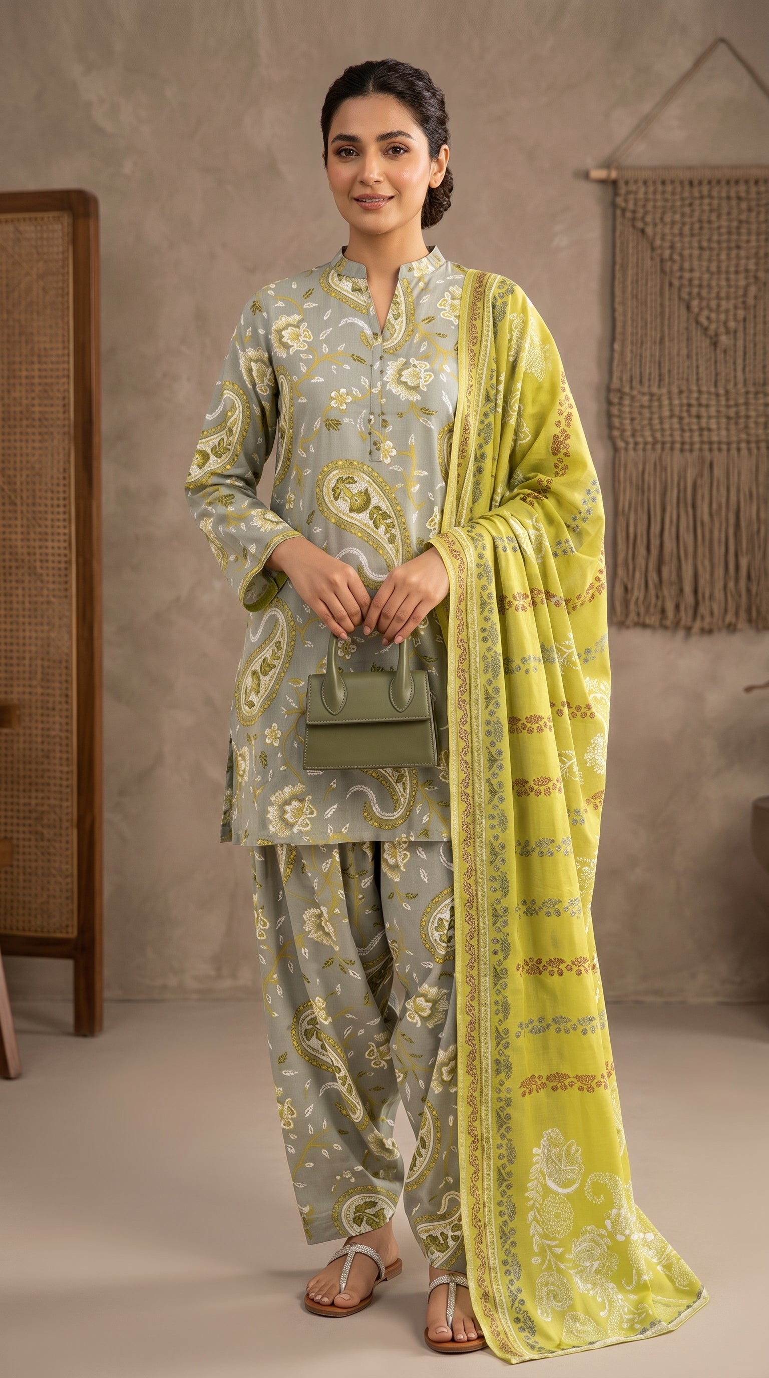 RTS | SHIRT, TROUSER & DUPATTA LAWN | PRINTED