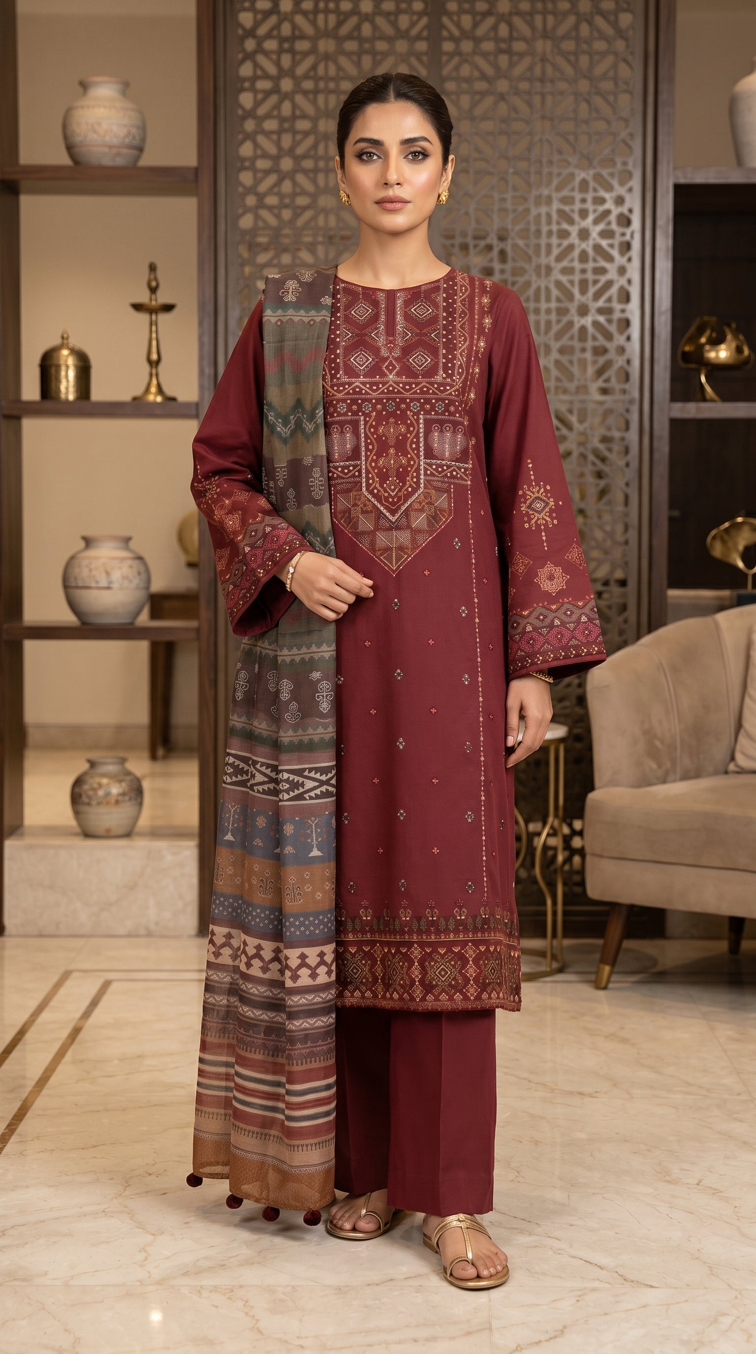 RTS | SHIRT, TROUSER & DUPATTA LAWN | PRINTED
